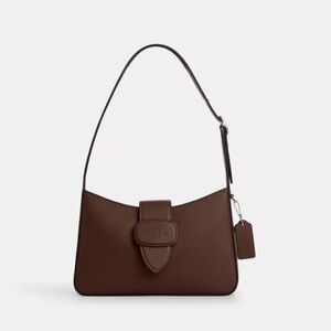 Coach NWT Eliza Shoulder Bag Silver /Maple